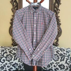 2/$25 Ralph Lauren boys plaid shirt. Size 14